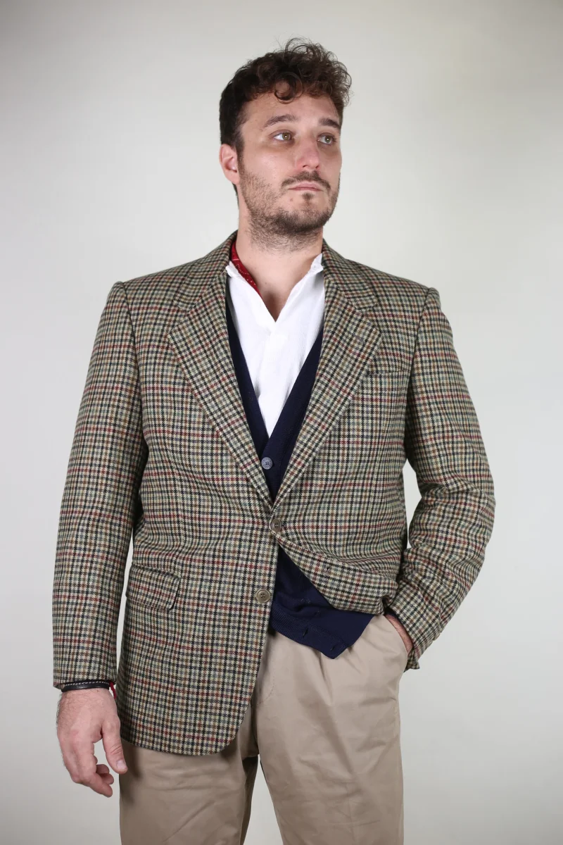 Giacca monopetto  in tweed –  L –