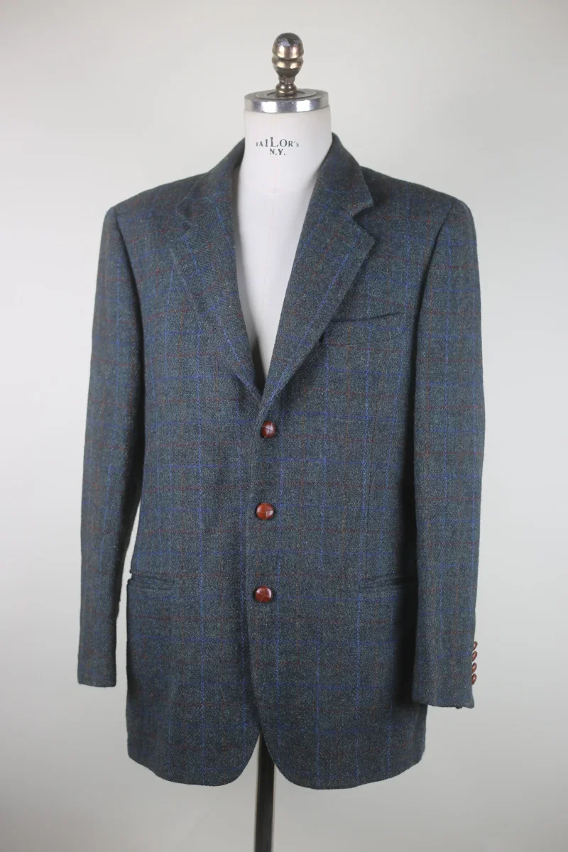 Giacca  HARRIS TWEED 100% LANA  – L  50  it –